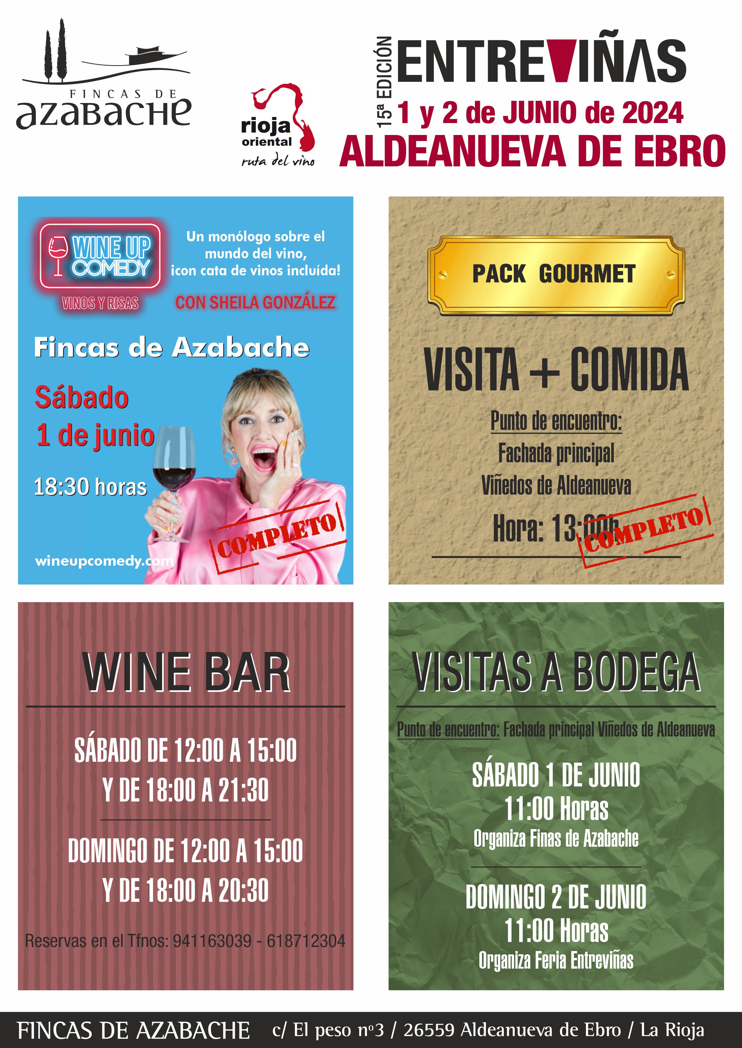 cartel entreviñas 2024 fincas de azabache